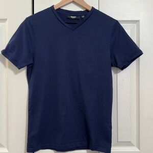 Murano Dark Blue V-Neck T-Shirt